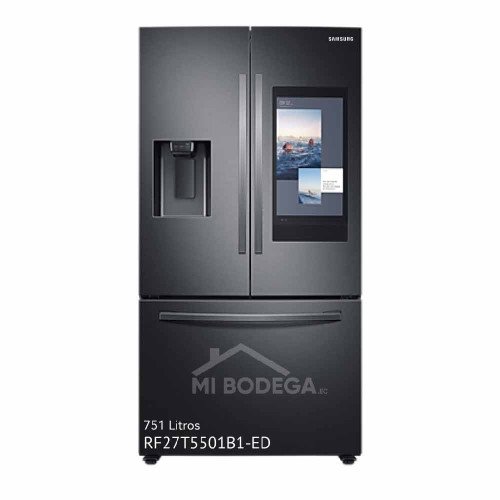 Refrigeradora  Indurama French Door RI995I BLACK | 690 Lt. | Dispensador Agua-Hielo, Negro