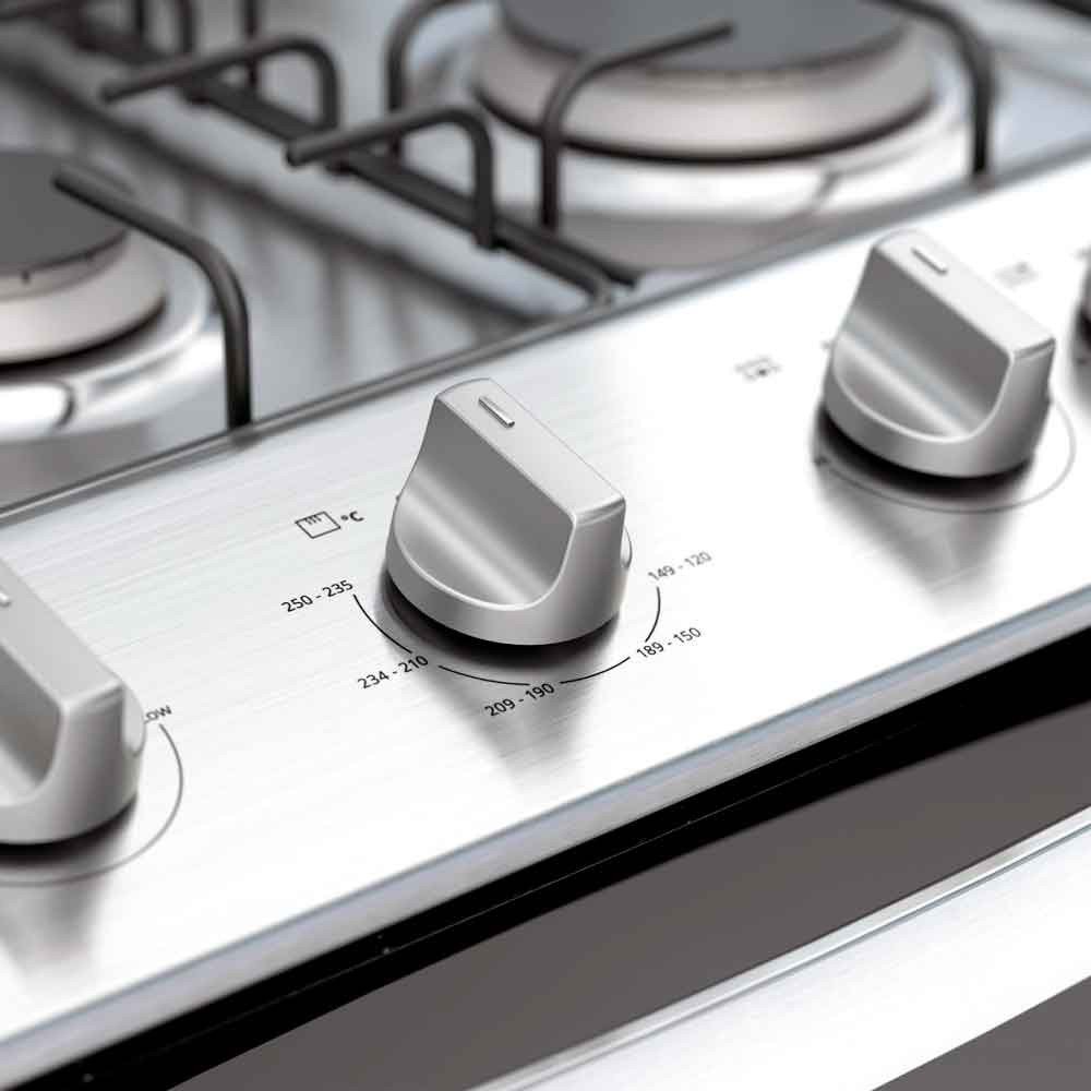 Cocina a Gas Whirpool LWFR3310D | 6 Hornillas | Encendido Luz 30" Silver modelo LWFR3310D cómpralo en Mi Bodega Ec