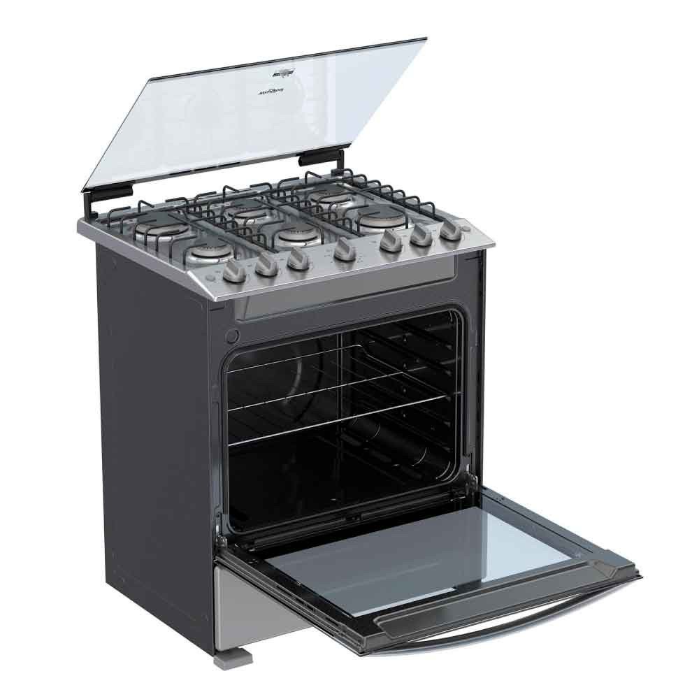 Cocina a Gas Whirpool LWFR3310D | 6 Hornillas | Encendido Luz 30" Silver modelo LWFR3310D cómpralo en Mi Bodega Ec