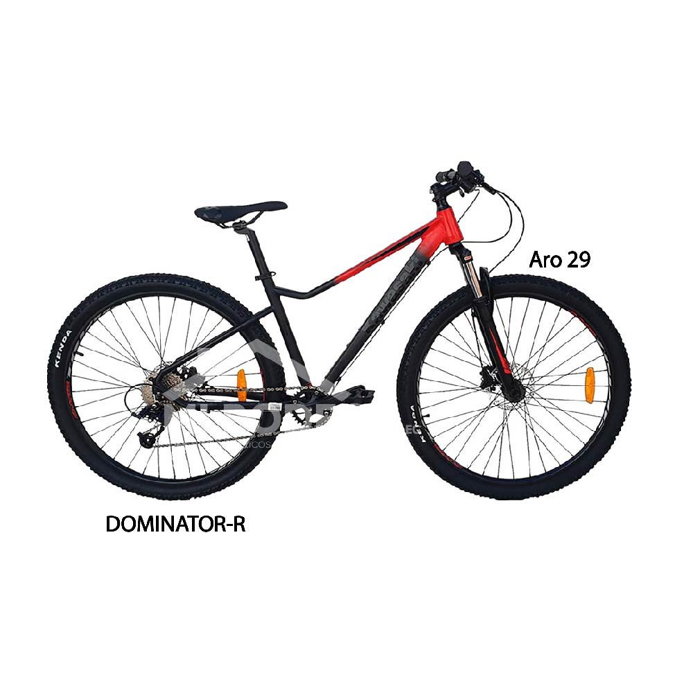 Kawasaki Bicicleta Aro 29 Rojo Susp Delantera modelo DOMINATOR-R cómpralo en Mi Bodega Ec