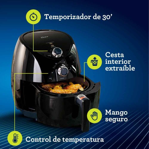 OSTER | FREIDORA DE AIRE 3.2L BIOCERAMIC modelo CKSTAF7601-013 cómpralo en Mi Bodega Ec