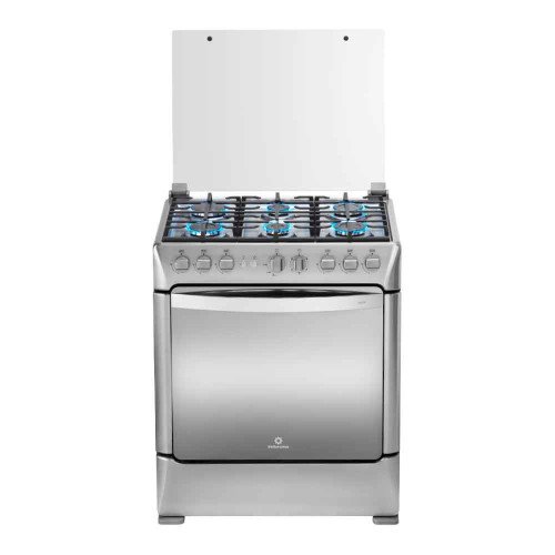 Cocina a Gas Indurama Galicia Zafiro | 6 Hornillas | MaxGrill modelo GALICIA-ZFO cómpralo en Mi Bodega Ec