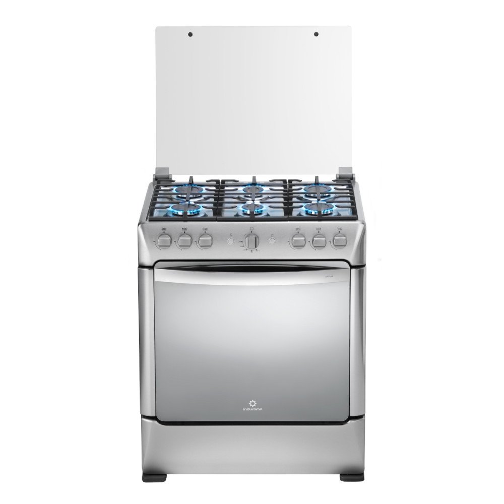 Cocina a Gas Indurama Parma Zfo| 6 Hornillas | 30" Quarzo modelo PARMA-ZFO cómpralo en Mi Bodega Ec