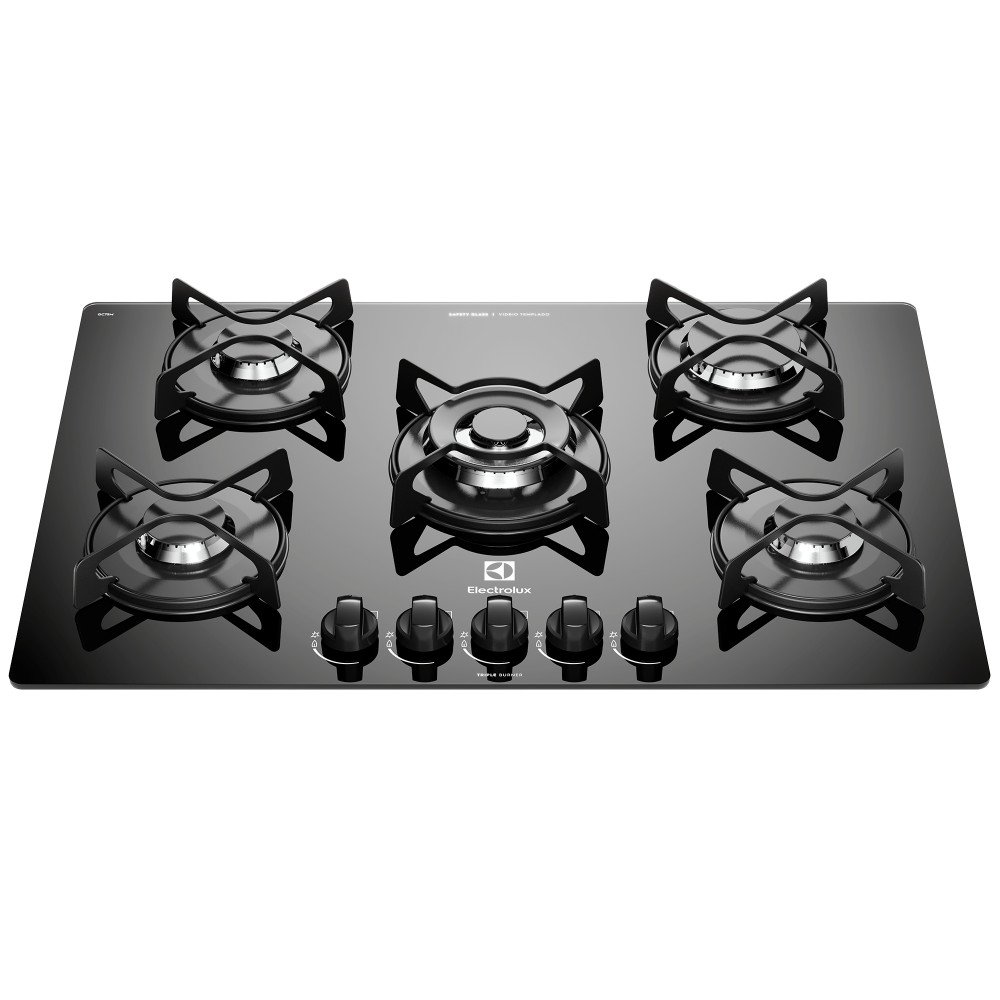 ELECTROLUX | GAS 5H | VIDRIO TEMPLADO modelo GC75M cómpralo en Mi Bodega Ec