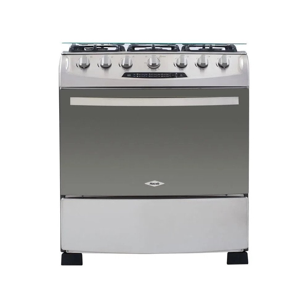 Cocina a Gas Haceb HA-OREGANO-76-VF-GP-INOX | 6 Hornillas | 30" Inoxidable Cocina a Gas Haceb HA-OREGANO-76-VF-GP-INOX | 6 Hornillas | 30" Inoxidable modelo HA-OREGANO-76-VF-GP-INOX cómpralo en Mi Bodega Ec