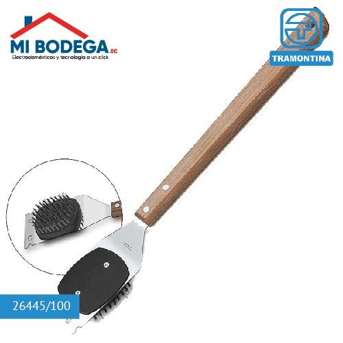 Cepillo para limpiar parrillas Tramontina Churrasco, 41,7cm modelo 26445/100 cómpralo en Mi Bodega Ec