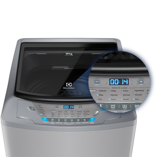 Lavadora Automática Electrolux EWIX16F6ESG | 16 Kg Digital Silver modelo EWIX16F6ESG cómpralo en Mi Bodega Ec
