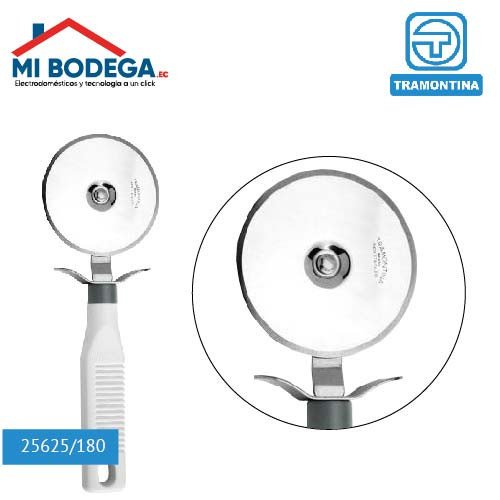Cortador de Pizza Tramontina, color blanco modelo 25625/180 cómpralo en Mi Bodega Ec