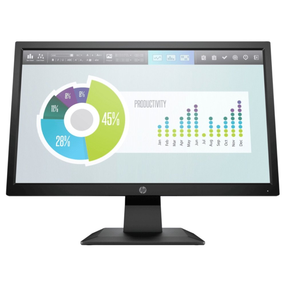 HP | MONITOR LED 19.5" modelo P204V cómpralo en Mi Bodega Ec