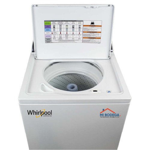 Lavadora Whirpool 7MWTW1950EW | 19 Kg | Carga Superior Blanca modelo 7MWTW1950EW cómpralo en Mi Bodega Ec