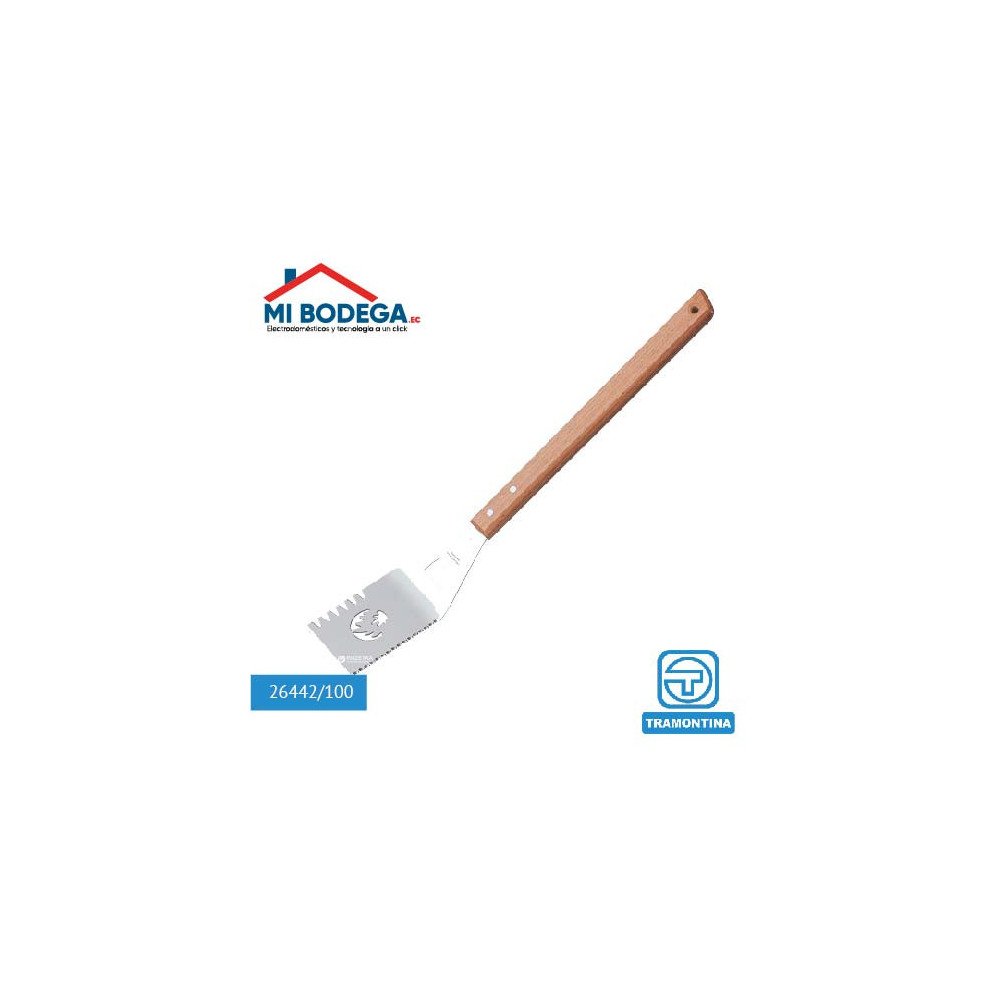 Espátula multifuncional dentada Tramontina, para asados, 48cm modelo 26442/100 cómpralo en Mi Bodega Ec