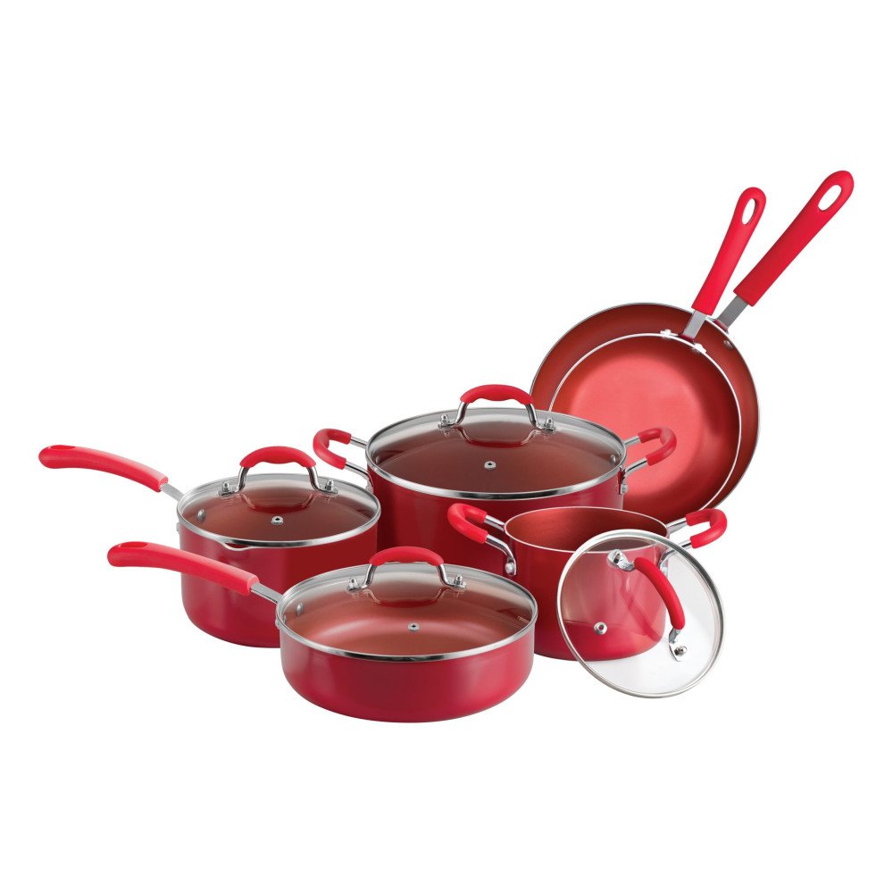 OSTER | JUEGO DE OLLAS 10 PIEZAS |ALUMINIO modelo OS-16718 cómpralo en Mi Bodega Ec