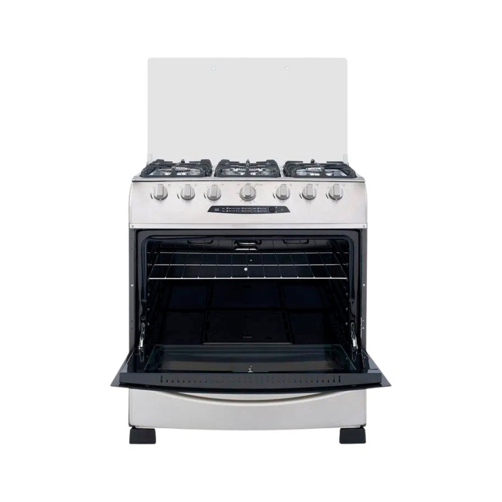 Cocina a Gas Haceb HA-OREGANO-76-ULTRA-INOX | 6 Hornillas | 30" Inoxidable | Panel Digital modelo HA-OREGANO-76-ULTRA-INOX cómpralo en Mi Bodega Ec