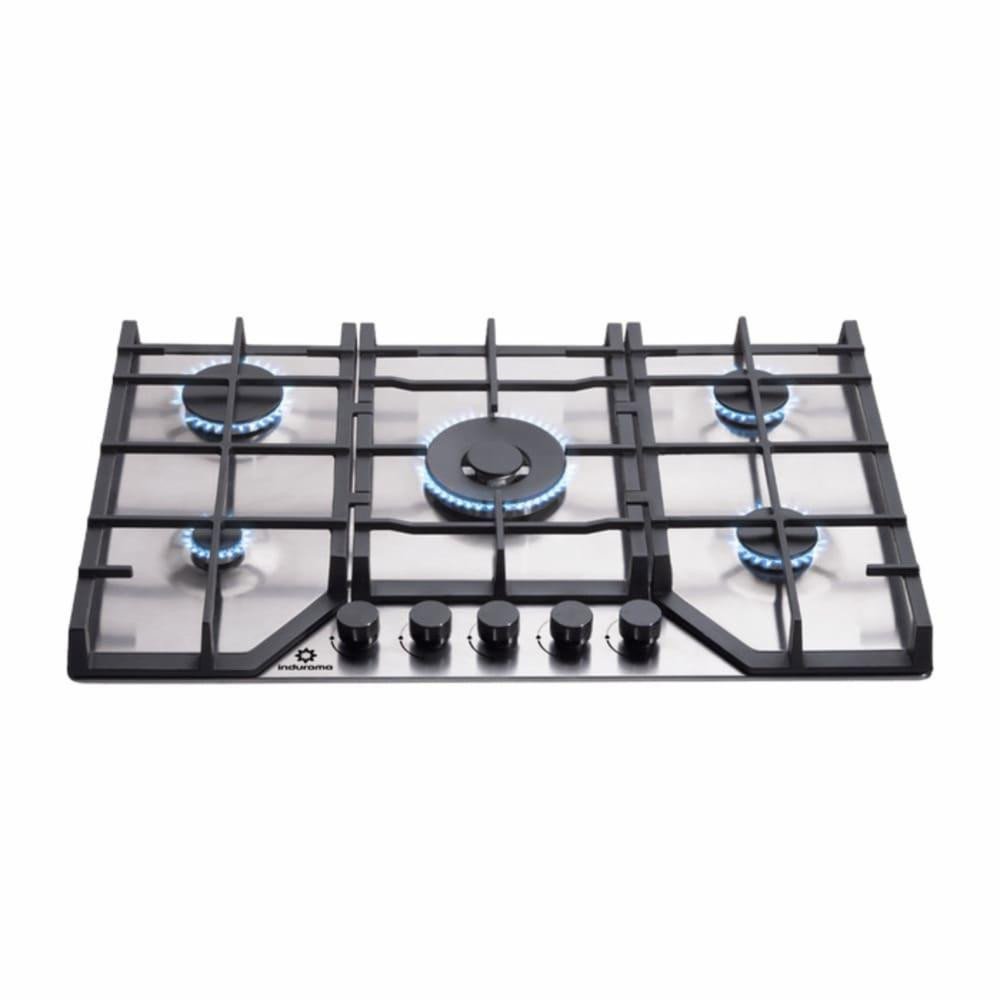 INDURAMA | ENCIMERA 5H | 75CM ACERO INOXIDABLE modelo EGI-755AI cómpralo en Mi Bodega Ec