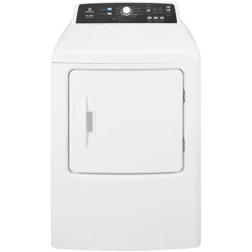INDURAMA | SECADORA 20 KG A GAS | CARGA FRONTAL BLANCO modelo SEC-20BLAG cómpralo en Mi Bodega Ec