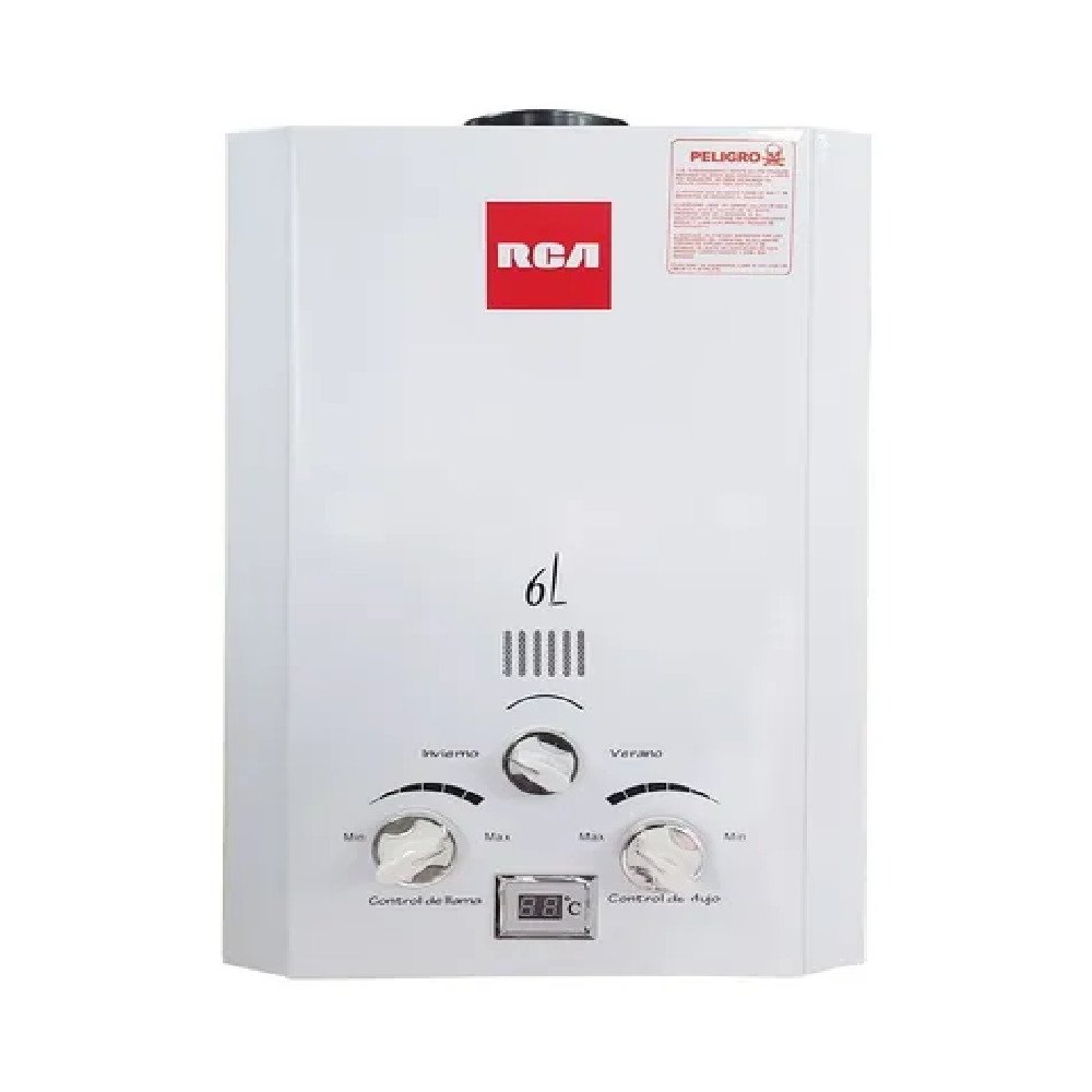 Calefón RCA I MHP6 I 6 Lt. modelo MHP6 cómpralo en Mi Bodega Ec