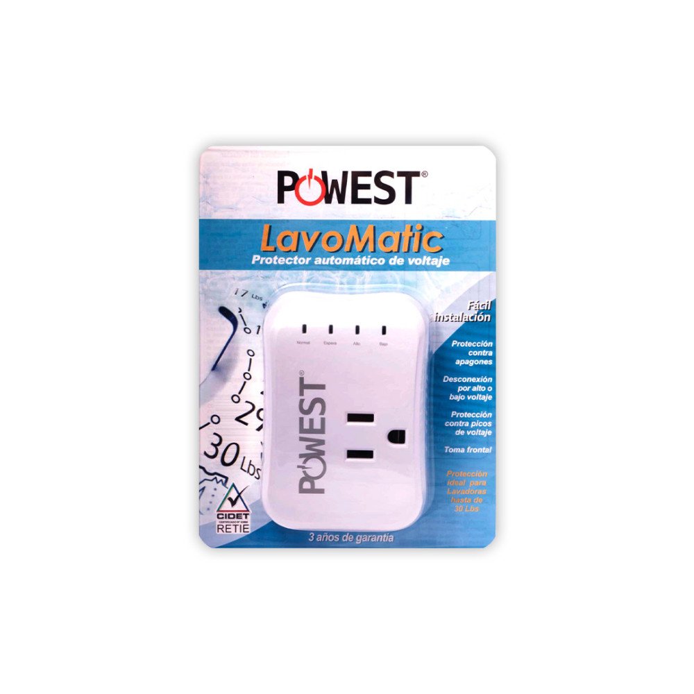 Protector De Voltaje 110V Lavadoras