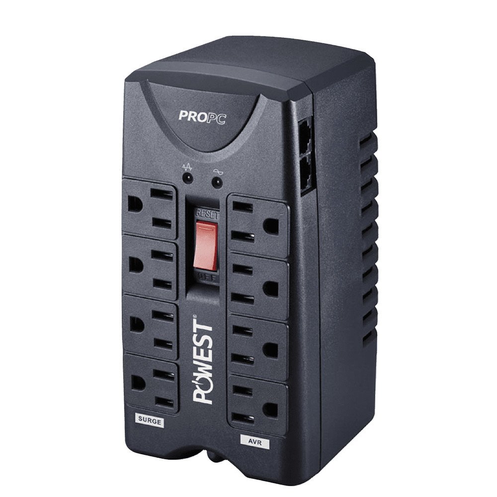 Regulador De Voltaje 8 Tomas modelo PROPC1000 cómpralo en Mi Bodega Ec