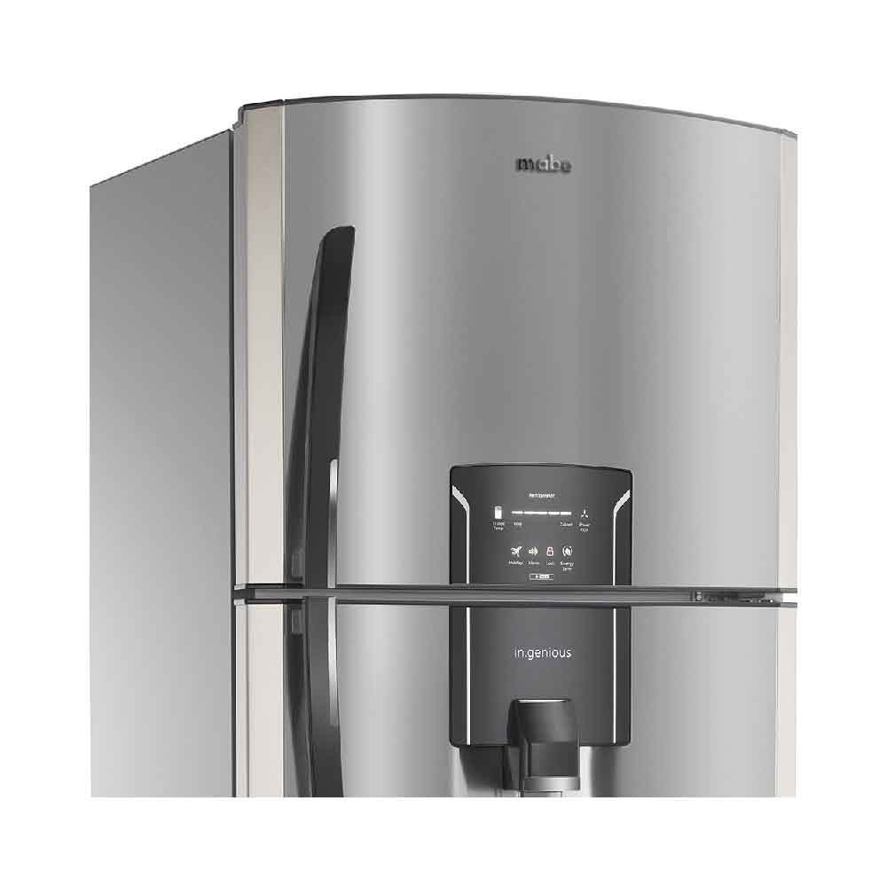 Refrigeradora Mabe Top Mount RMP840FZEU1 | 400 Lt. | No frost, Digital, Dispensador, Inoxidable modelo RMP840FZEU1 cómpralo en Mi Bodega Ec