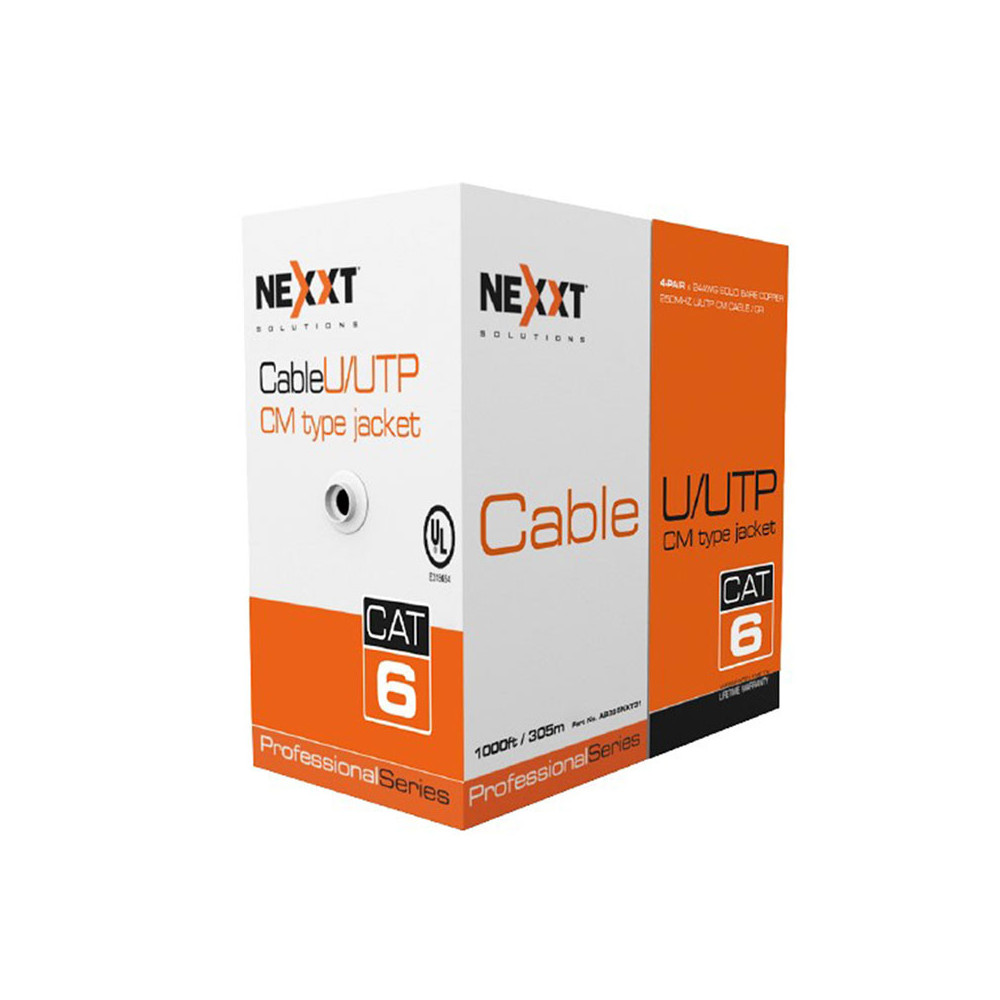 Cable UTP Granel Nexxt Soluciones, 305 M Rj45, color azul Cable UTP Granel Nexxt Soluciones, 305 M Rj45, color azul modelo AB356NXT32 cómpralo en Mi Bodega Ec