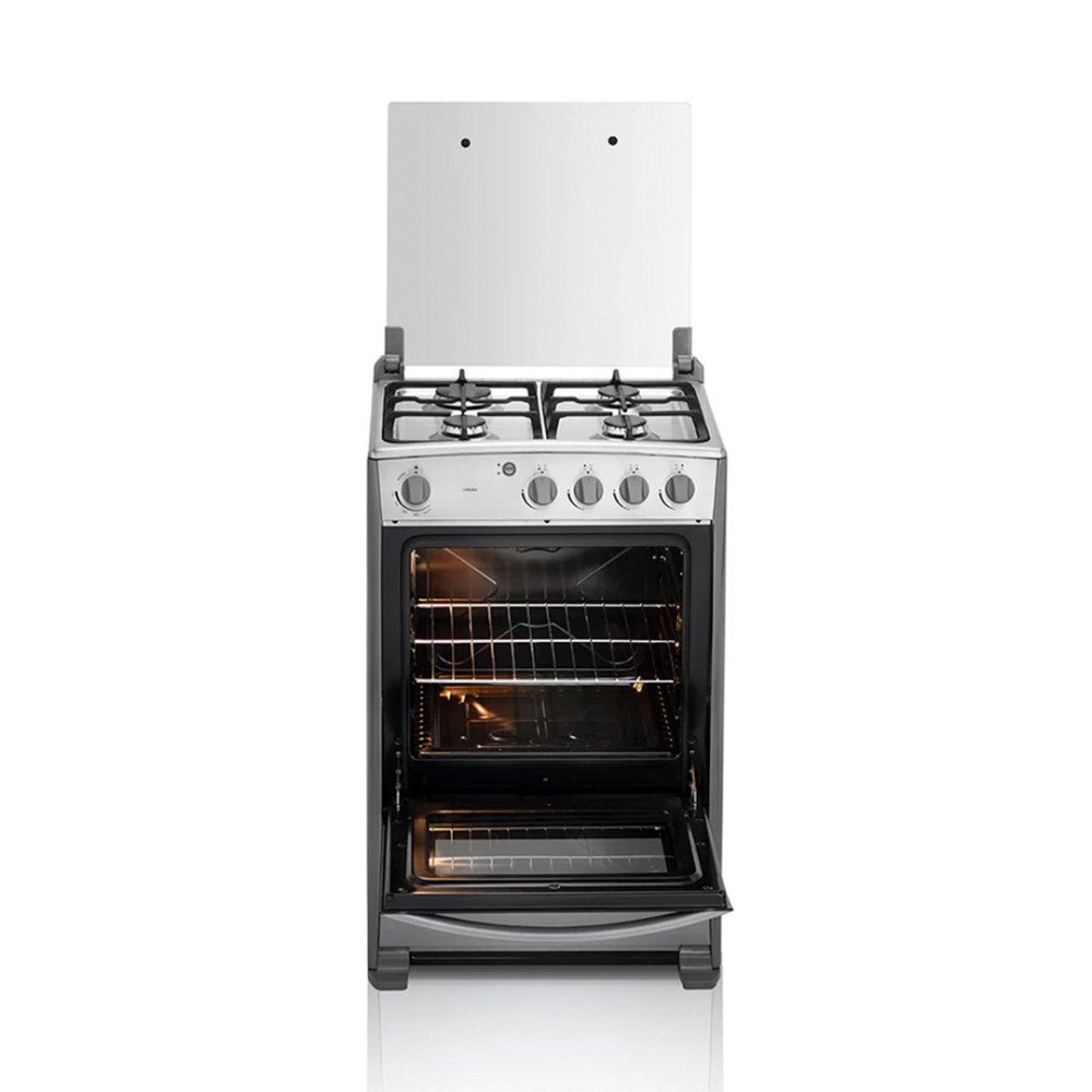 Cocina a Gas Indurama Coruña | 4 Hornillas | 24" Silver modelo CORUÑA cómpralo en Mi Bodega Ec