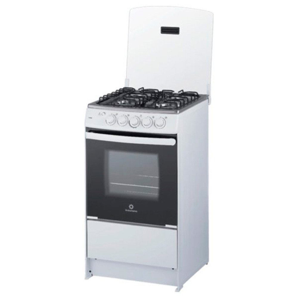 Cocina a Gas Indurama Lisboa | 4 Hornillas | 20" Blanco Cocina a Gas Indurama Lisboa | 4 Hornillas | 20" Blanco