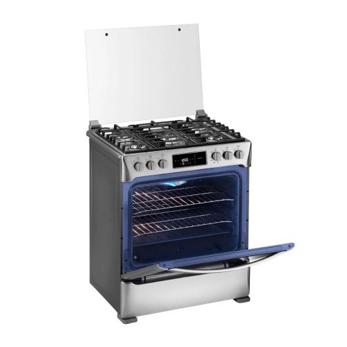 Cocina a Gas Indurama Monaco Zafiro | 5 Hornillas |MaxGrill modelo MONACO-ZFO cómpralo en Mi Bodega Ec