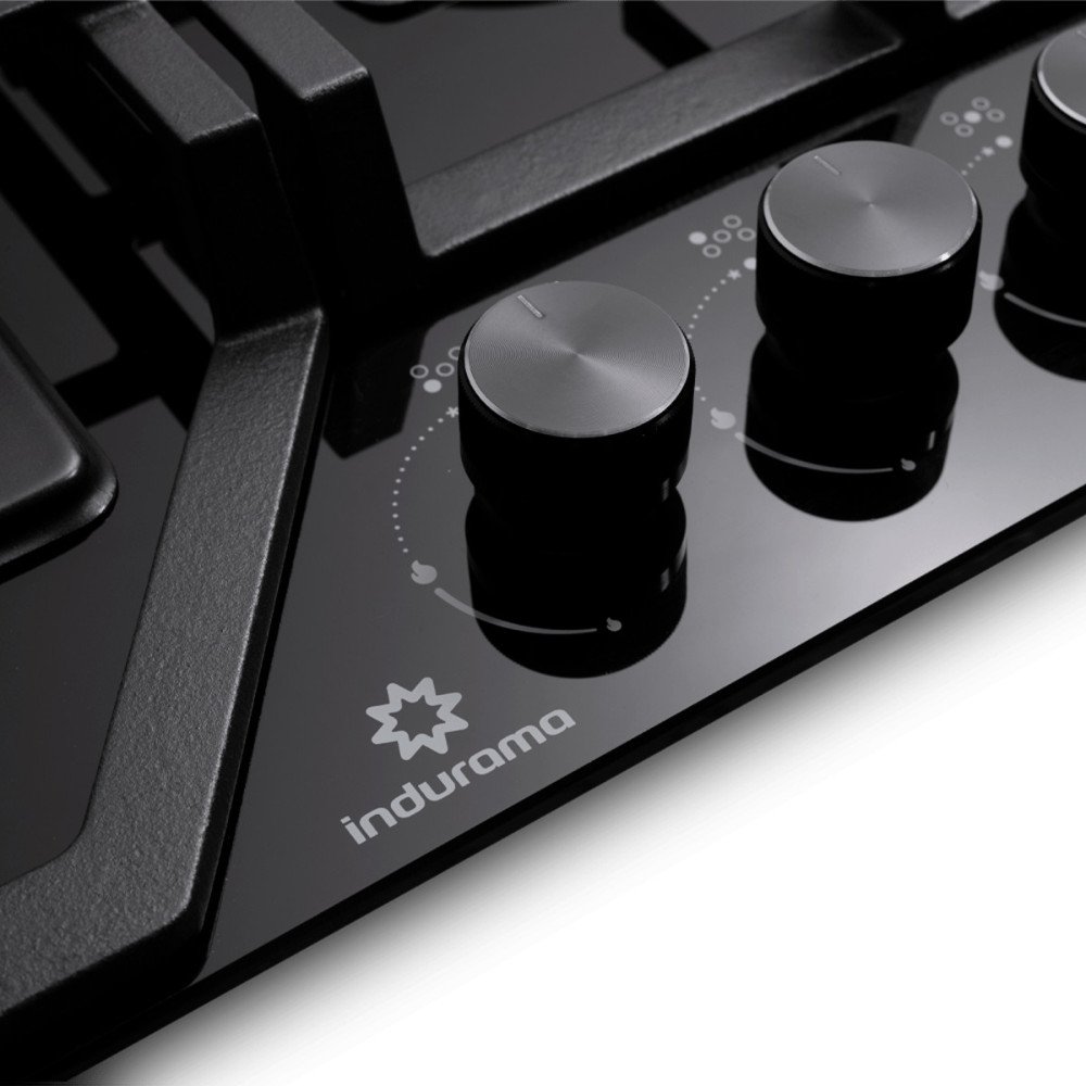 INDURAMA | ENCIMERA 5H A GAS 110V | VIDRIO ENCENDIDO ELÉCTRICO