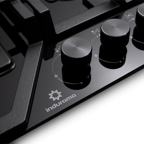 INDURAMA | ENCIMERA 5H A GAS 110V | VIDRIO ENCENDIDO ELÉCTRICO modelo EGI-755VDNE cómpralo en Mi Bodega Ec