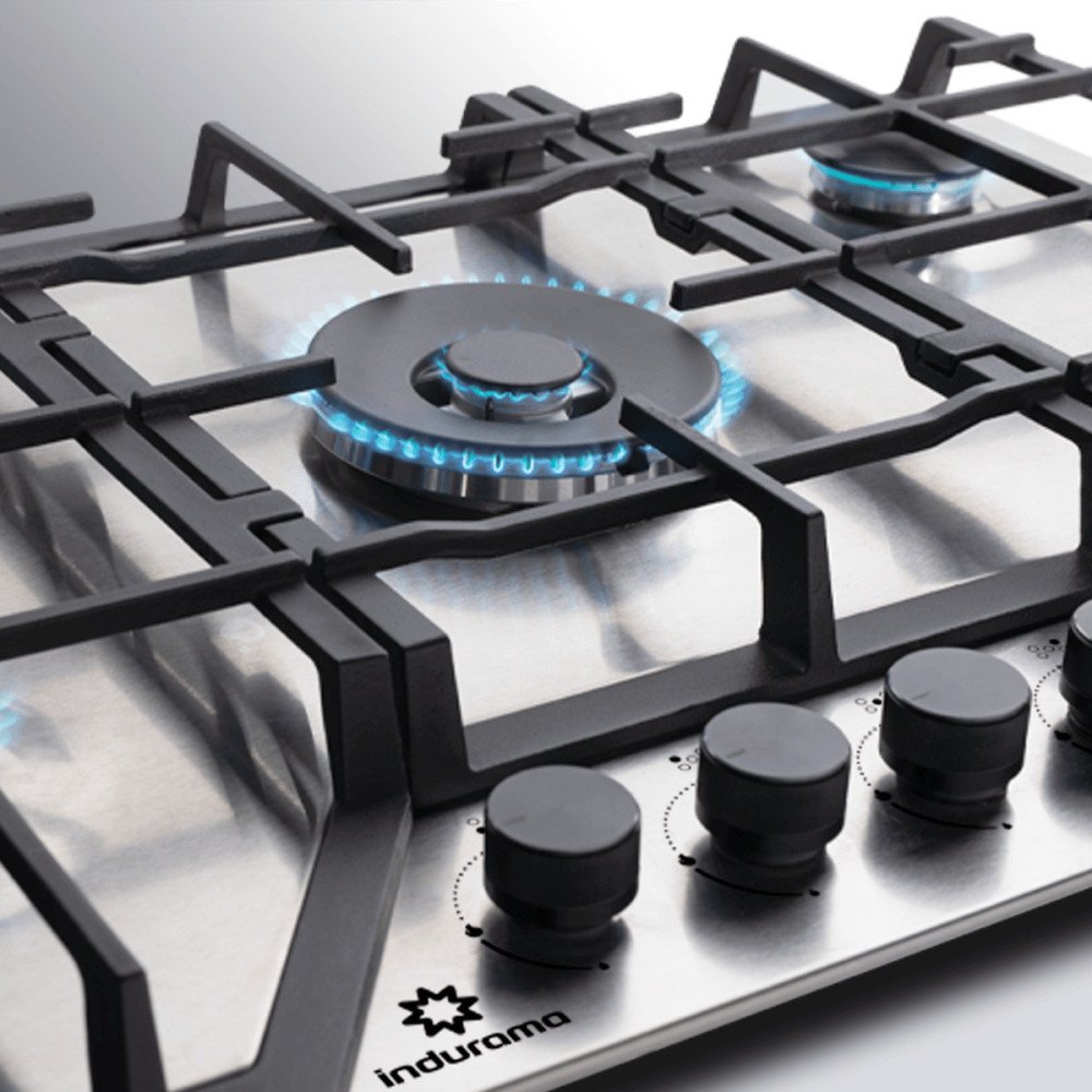 INDURAMA | ENCIMERA 5H | 75CM ACERO INOXIDABLE modelo EGI-755AI cómpralo en Mi Bodega Ec