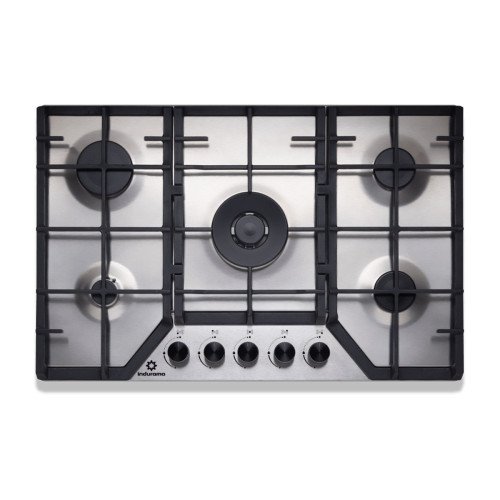 INDURAMA | ENCIMERA 5H | 75CM ACERO INOXIDABLE modelo EGI-755AI cómpralo en Mi Bodega Ec