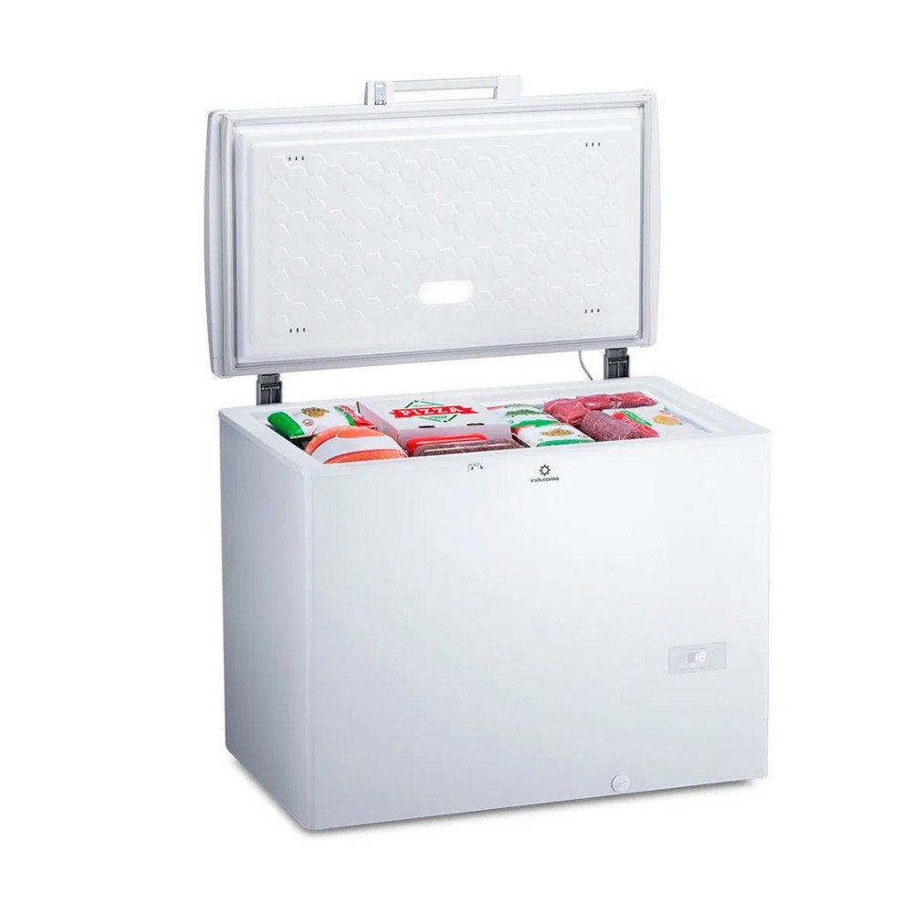 INDURAMA | CONGELADOR HORIZONTAL 300 LITROS | TAPA CIEGA BLANCO modelo CI300 cómpralo en Mi Bodega Ec