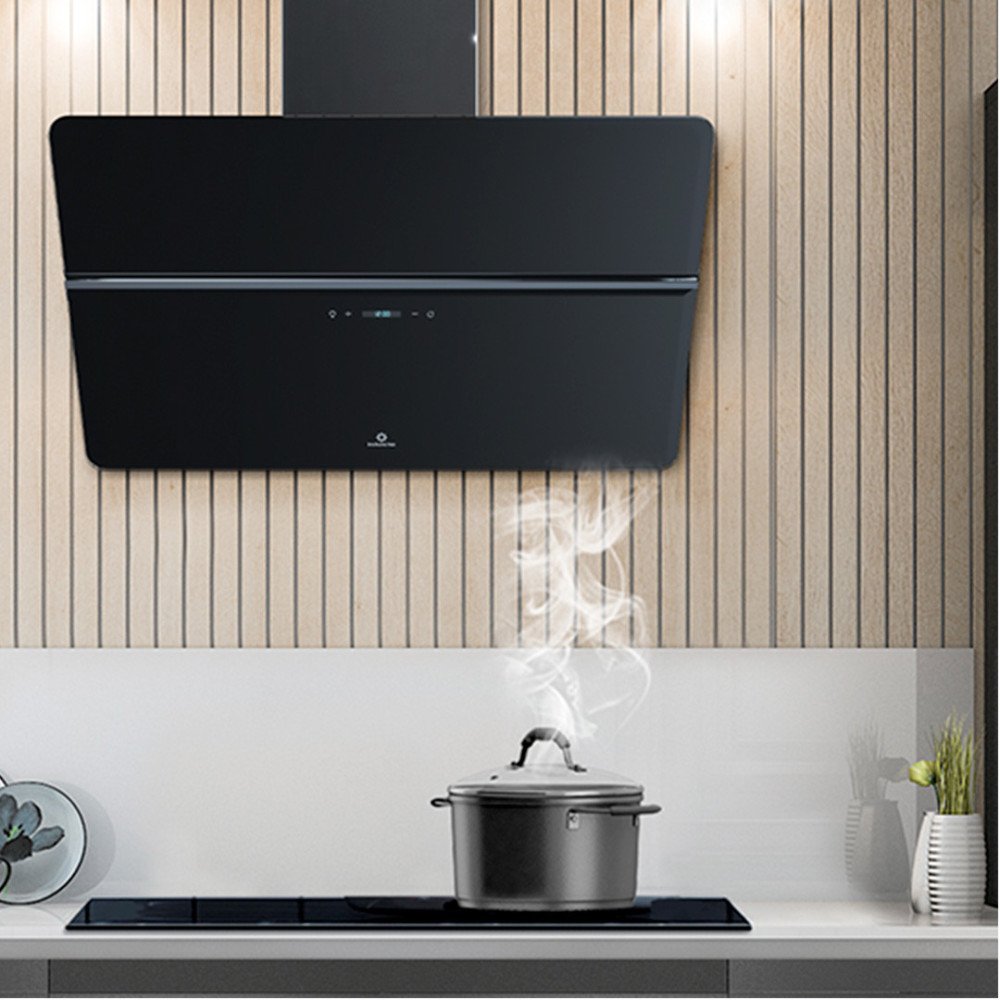 INDURAMA | CAMPANA EXTRACTORA TIPO CHIMENEA 90 CM | POTENCIA DE SUCCIÓN DE 1000 M3