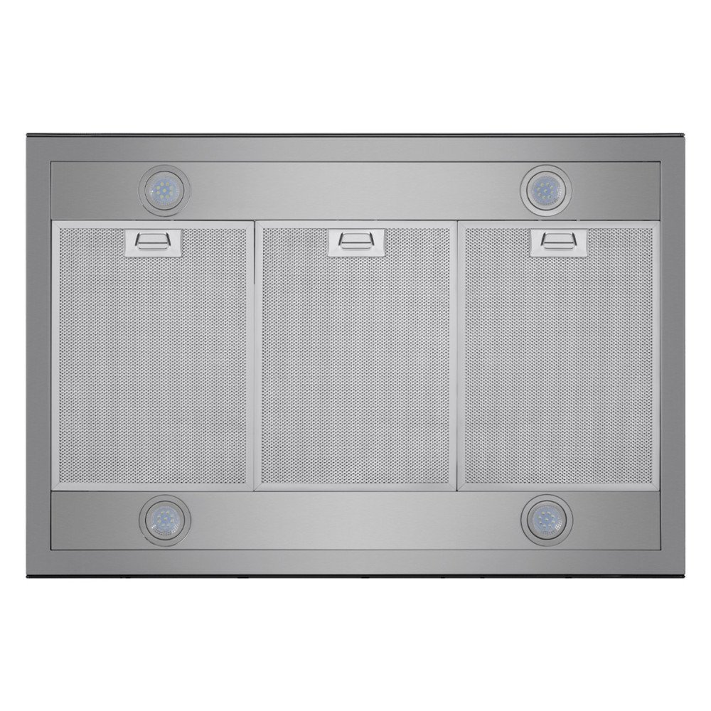 INDURAMA | CAMPANA EXTRACTORA 90 CM | TIPO ISLA ACERO INOXIDABLE Y VIDRIO