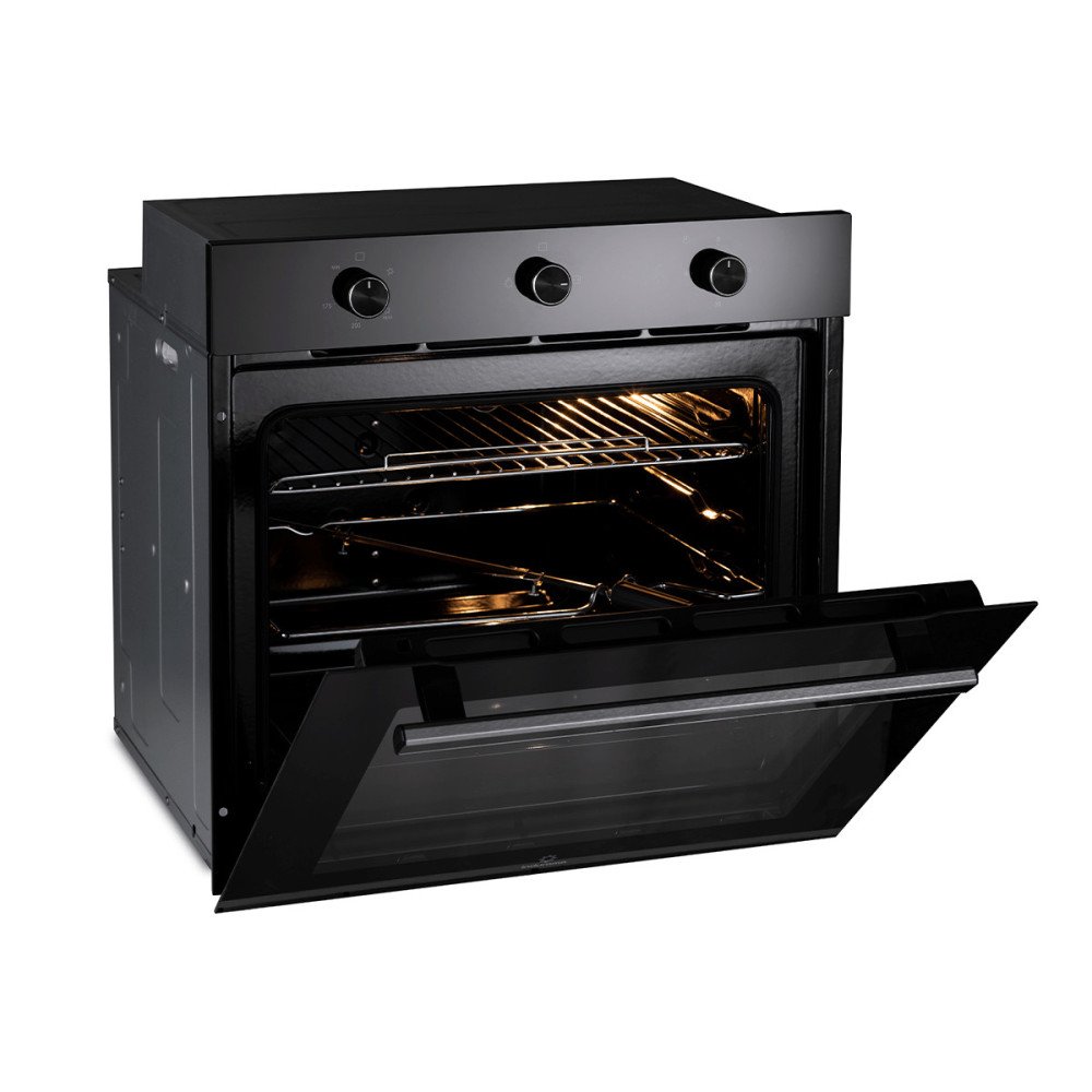 INDURAMA | HORNO 75 LITROS A GAS | EMPOTRABLE NEGRO modelo HEI-75GN cómpralo en Mi Bodega Ec