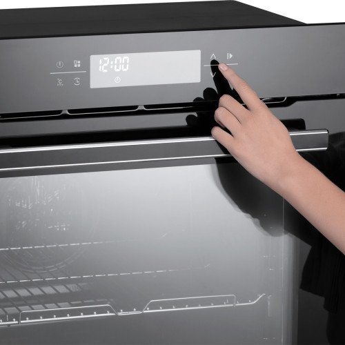 INDURAMA | HORNO EMPOTRABLE ELÉCTRICO 220V | NEGRO modelo HEI-75ENDF cómpralo en Mi Bodega Ec