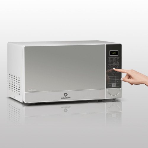 INDURAMA | MICROONDAS 20 LITROS | PANEL DIGITAL 700W | BLANCO modelo MWI-20BL cómpralo en Mi Bodega Ec