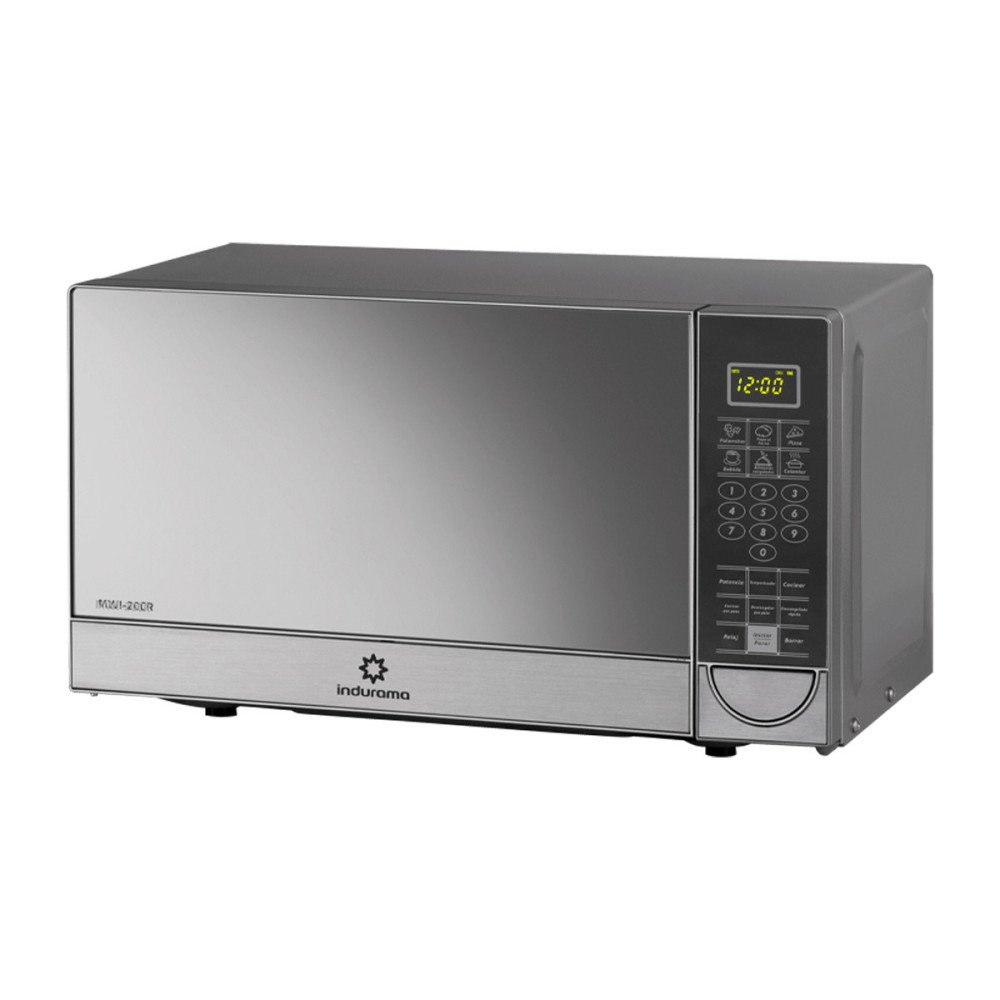 INDURAMA | MICROONDAS 20 LITROS | PANEL DIGITAL | 6 FUNCIONES DE COCCIÓN | SILVER modelo MWI-20CR cómpralo en Mi Bodega Ec