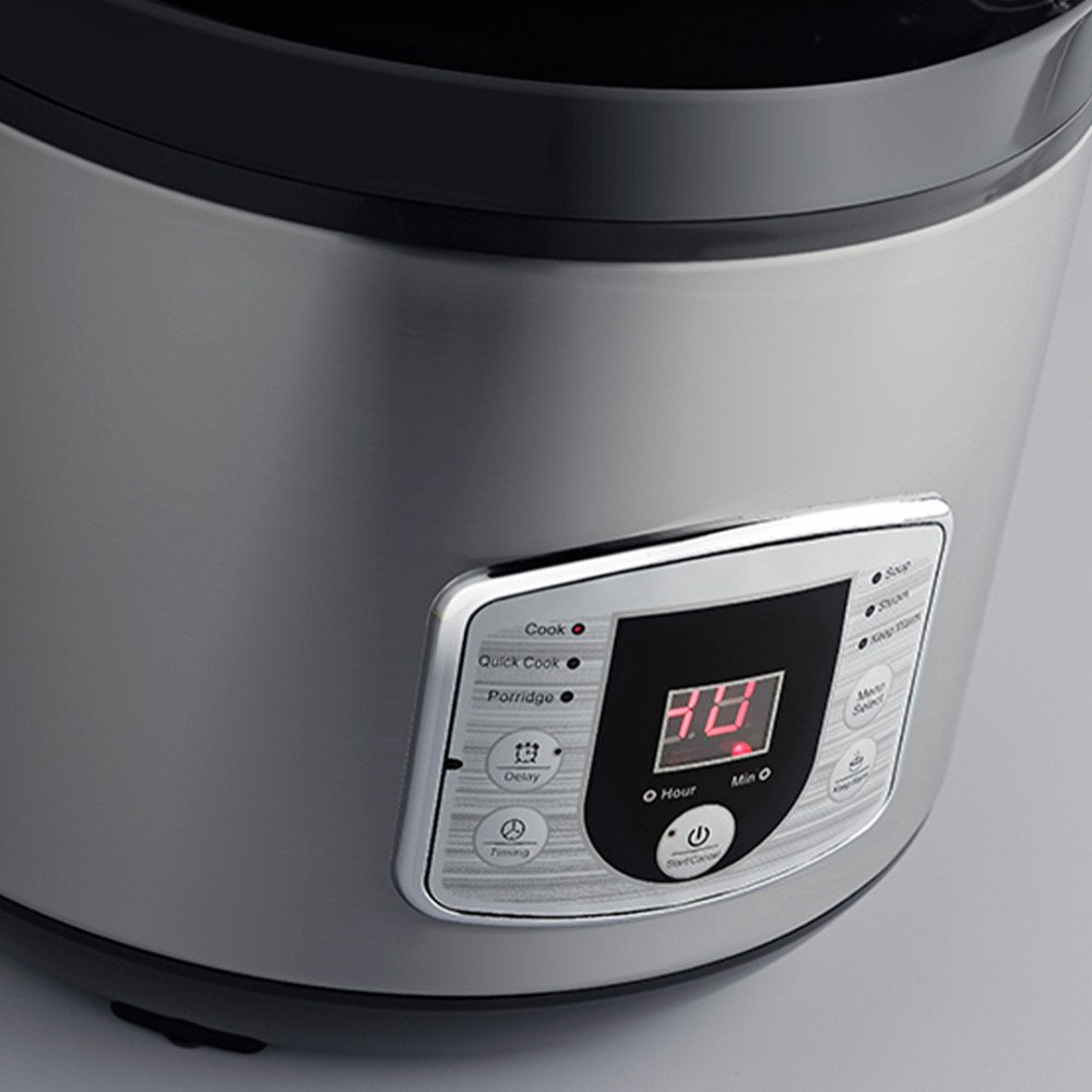 INDURAMA | OLLA ARROCERA 20 TAZAS | 6 FUNCIONES PROGRAMABLES DE COCCIÓN modelo OMI-CR cómpralo en Mi Bodega Ec