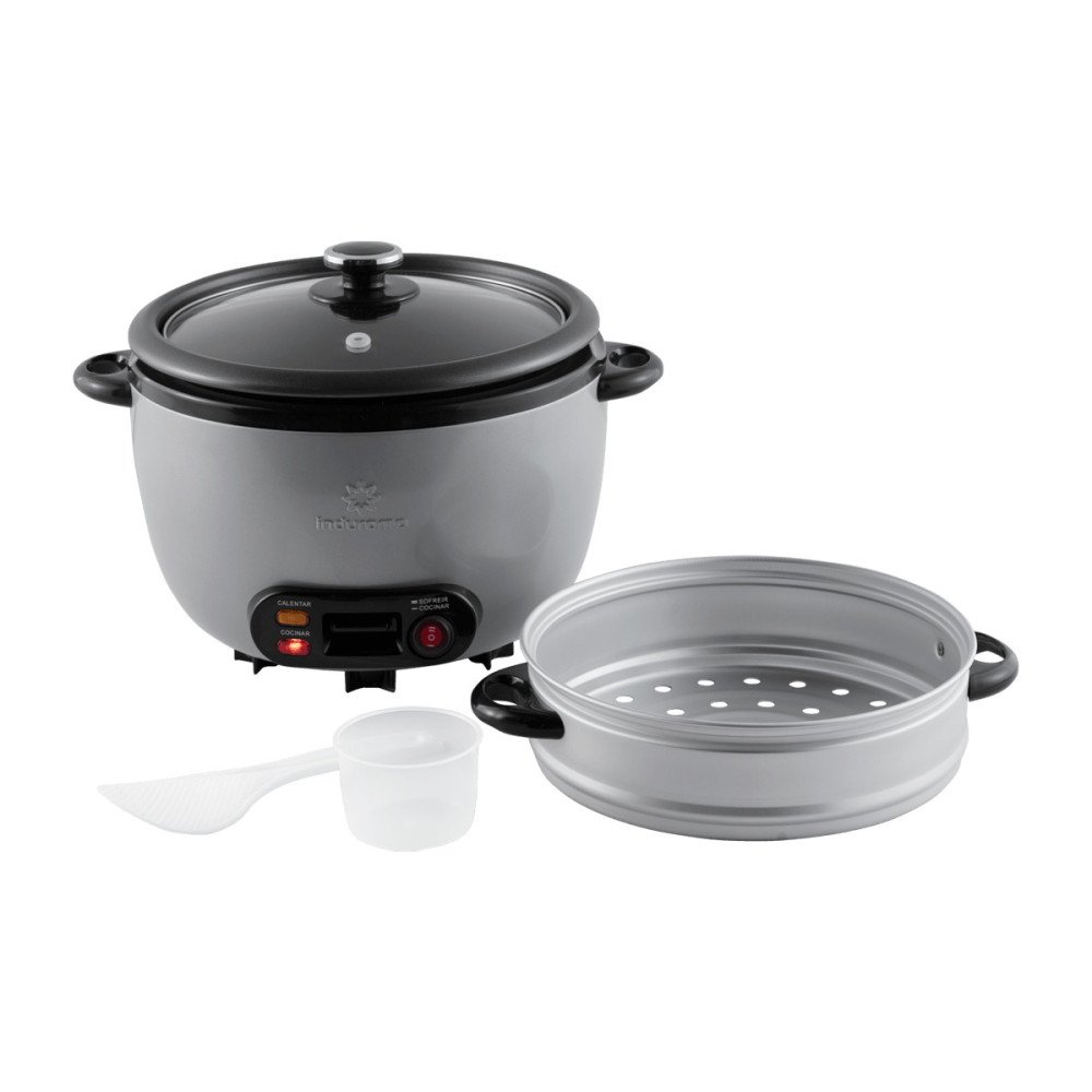 INDURAMA | OLLA ARROCERA CAPACIDAD DE 1.8 LITROS | CROMADA CON VAPORERA modelo OAI-BC18 cómpralo en Mi Bodega Ec