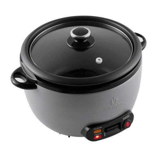 INDURAMA | OLLA ARROCERA CAPACIDAD DE 1.8 LITROS | CROMADA CON VAPORERA modelo OAI-BC18 cómpralo en Mi Bodega Ec