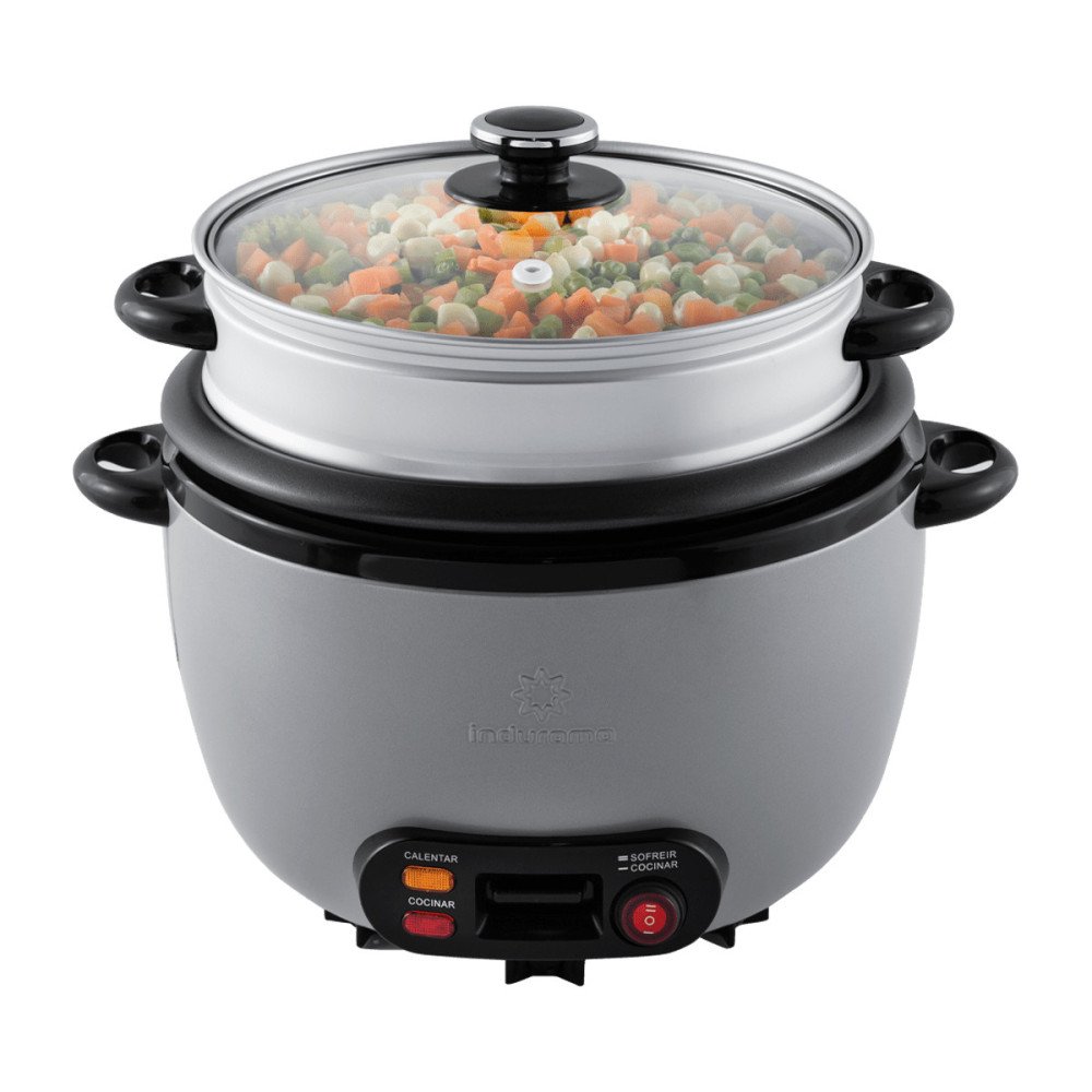 INDURAMA | OLLA ARROCERA CAPACIDAD DE 1.8 LITROS | CROMADA CON VAPORERA modelo OAI-BC18 cómpralo en Mi Bodega Ec
