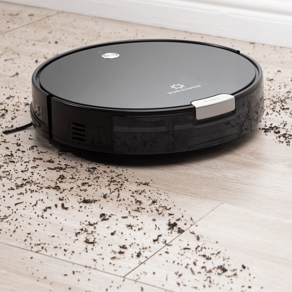 INDURAMA | ASPIRADORA ROBOT | NEGRO