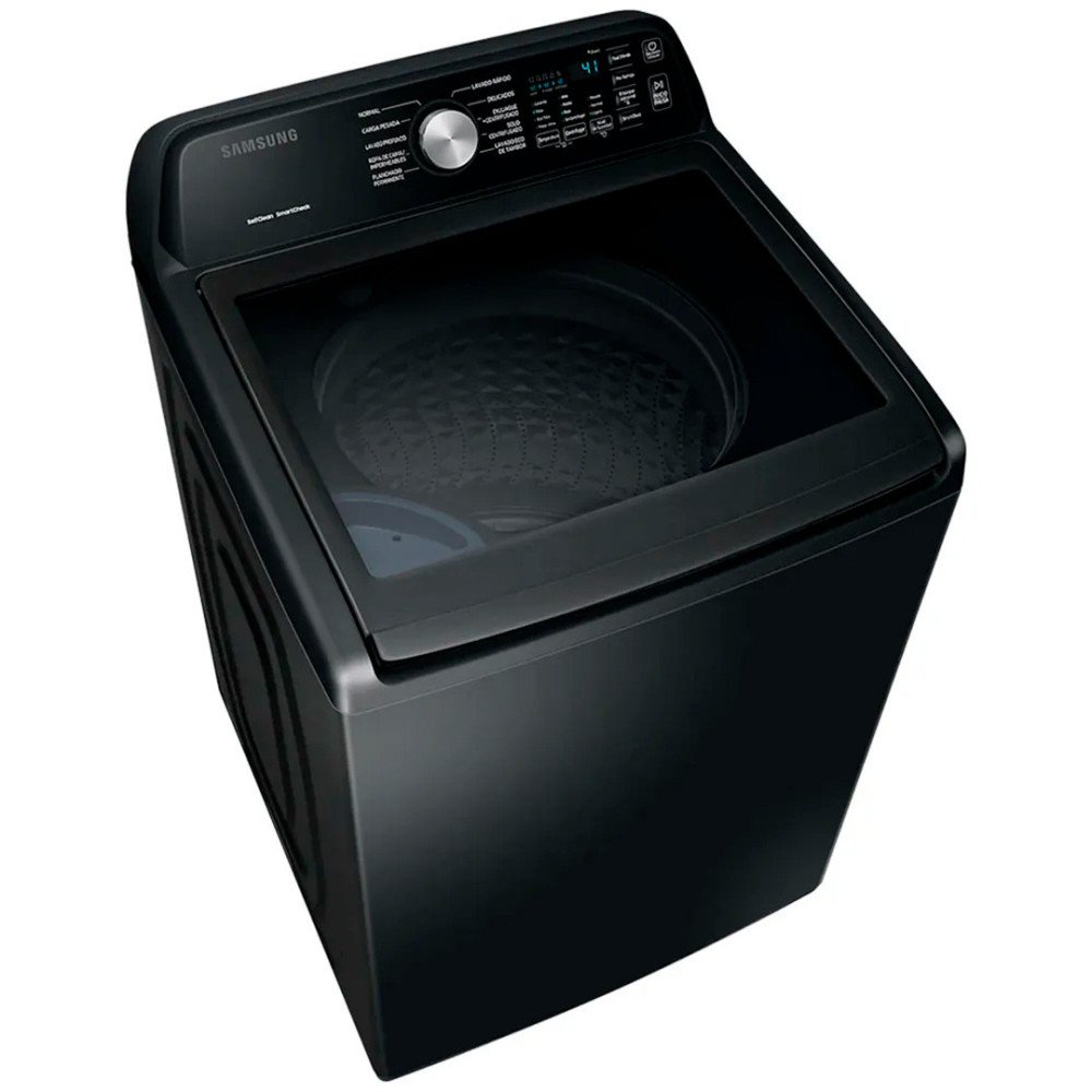 Lavadora Automática Samsung WA22B3554GV/AP | 22 Kg | Carga Superior Negra