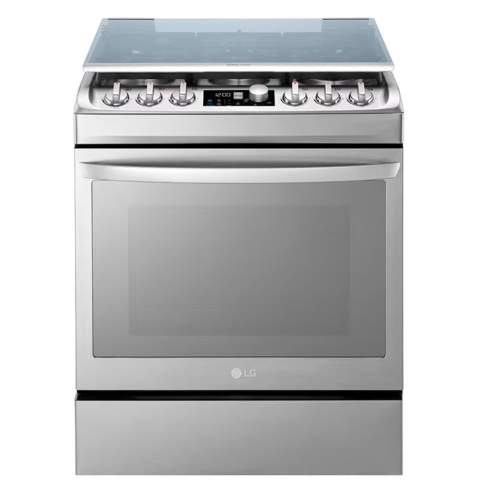 Cocina a Gas LG RSG316T | 6 Hornillas | Acero Inoxidable Panel Digital modelo RSG316T cómpralo en Mi Bodega Ec