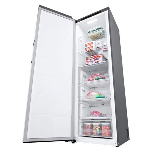 LG | CONGELADOR VERTICAL 324 LITROS | ACABADO EN ACERO INOXIDABLE modelo LC34BGP cómpralo en Mi Bodega Ec