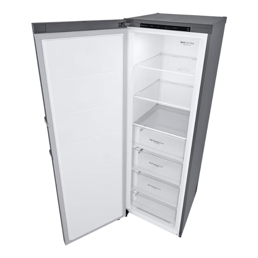 LG | CONGELADOR VERTICAL 324 LITROS | ACABADO EN ACERO INOXIDABLE
