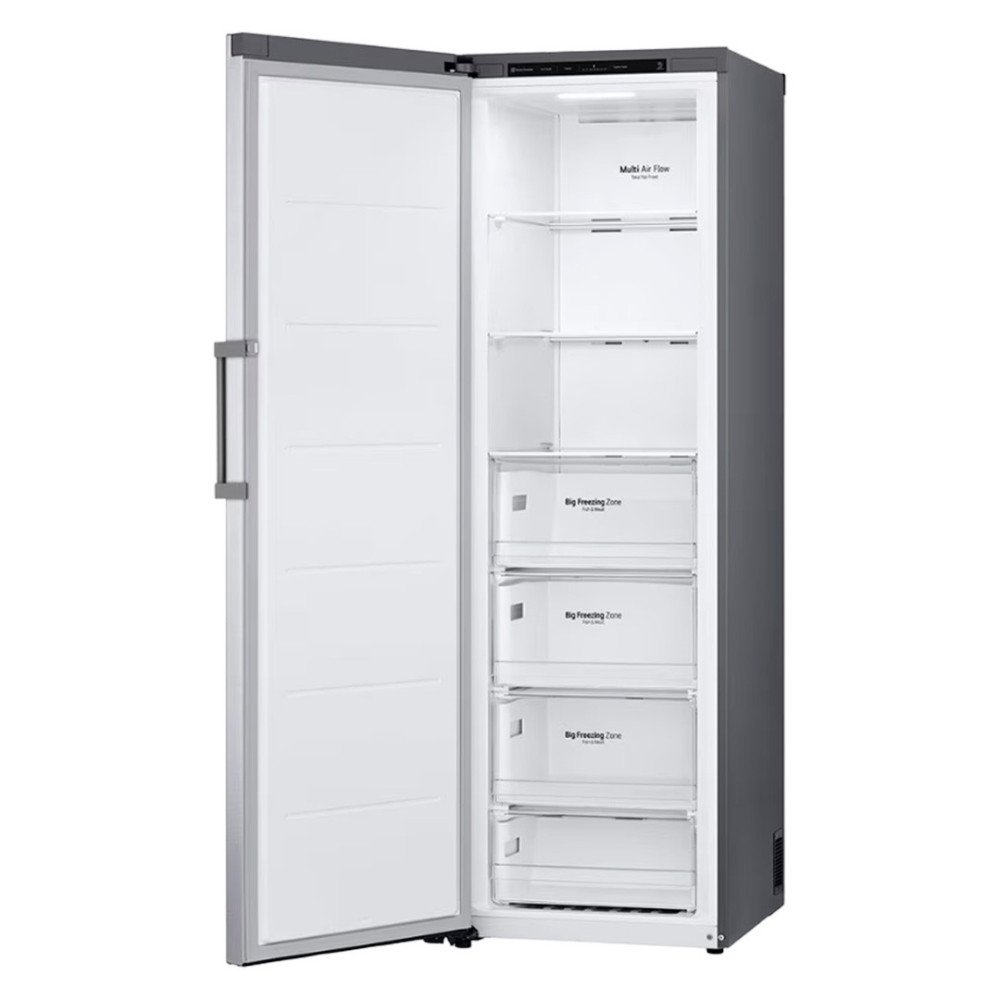 LG | CONGELADOR VERTICAL 324 LITROS | ACABADO EN ACERO INOXIDABLE