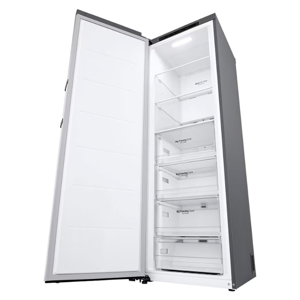 LG | CONGELADOR VERTICAL 324 LITROS | ACABADO EN ACERO INOXIDABLE