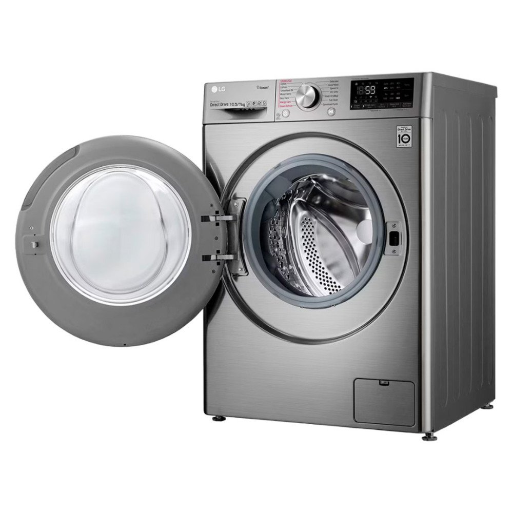 Lavadora Secadora LG WD11VVC3S6C | Lavadora 10.5 Kg Secadora 6 Kg | Carga Frontal con Vapor
